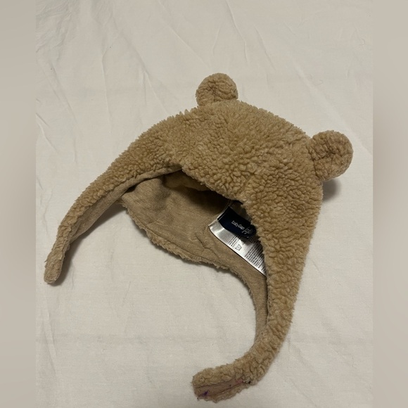 Baby gap Sherpa tan bear hat size 3-6 months - Picture 2 of 3